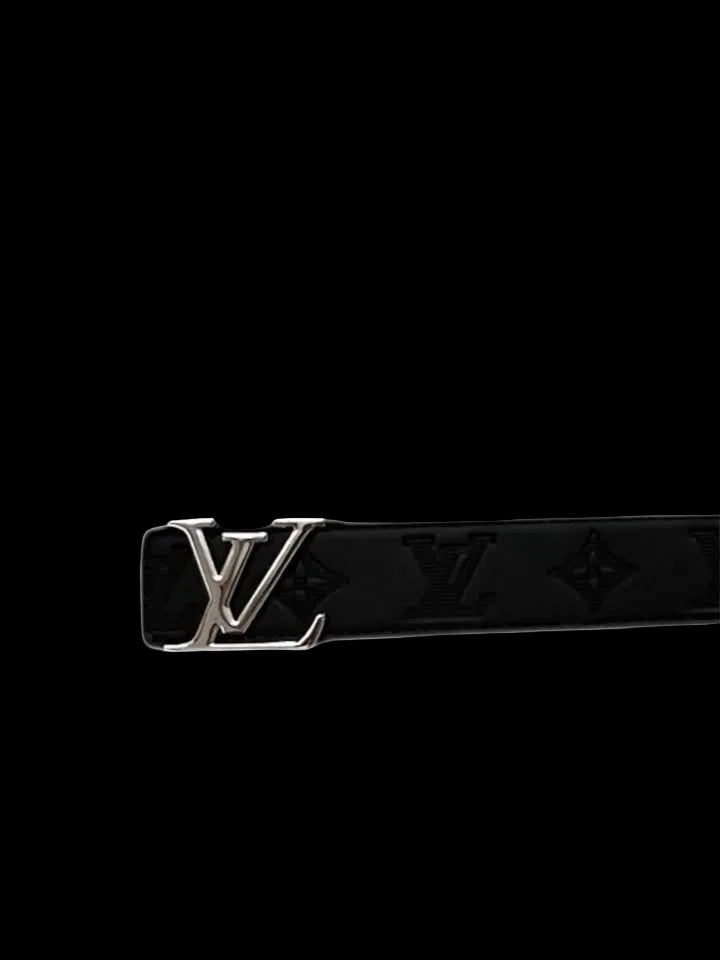 LV-Style Leather Belt