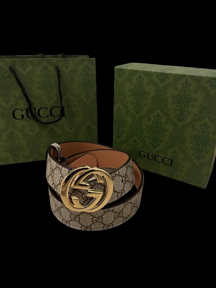 Gucci-Style Leather Belt