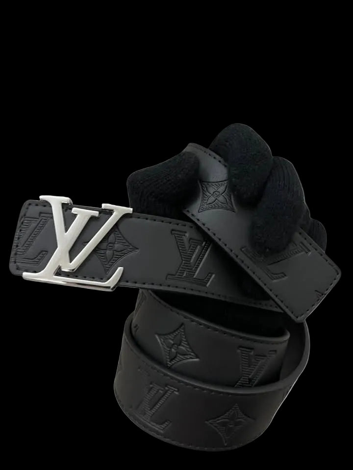 LV-Style Leather Belt