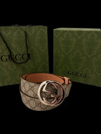 Gucci-Style Leather Belt