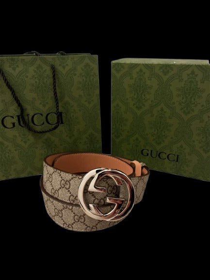 Gucci-Style Leather Belt