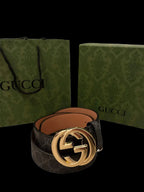 Gucci-Style Leather Belt